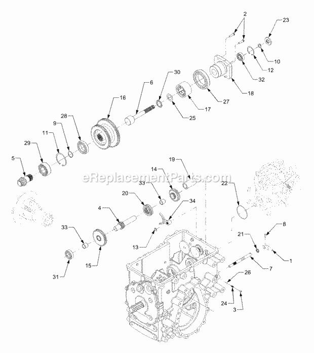 Traction Drive 4wd Diagram and Parts List for 7284 54AD74H-710, 54AT74H-710 Cub Cadet Lawn Tractor